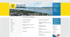 Desktop Screenshot of herrliberg.ch